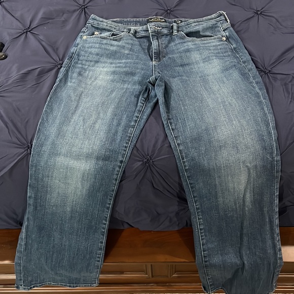 Lucky Brand Boot cut Jeans 16/33 Ankle - Picture 4 of 7